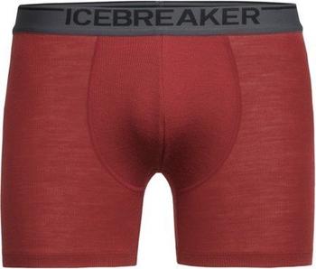 Icebreaker Anatomica Rib Boxers (103605) vintage red/monsoon
