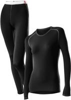 L&ouml;ffler 10748-990-40, L&ouml;ffler Women SET Long Transtex Warm 180 black (990) 40 Damen