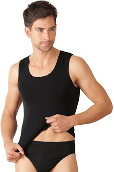 Trigema Unisex-Träger-Shirt schwarz