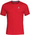 Odlo BL Top Nikko F-Dry Short Sleeve Crew Neck Shirt fiery red