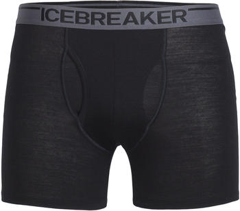 Icebreaker Anatomica Boxers with Fly Men black/monsoon