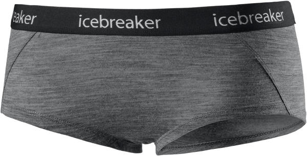 Icebreaker Sprite Hot Pants gritstone heather/black