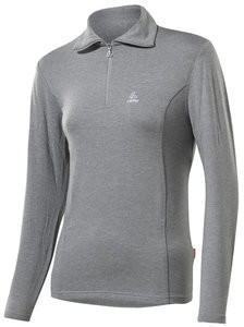Löffler Premium Sportswear Löffler Transtex Zip-Rolli Basic Women grey melé