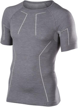 Falke Men Wool-Tech Short Sleeve Shirt grey heather