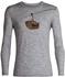 Icebreaker Mens Tech Lite LS Crewe Camper Lift Metro HTHR