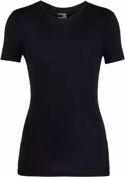Icebreaker Wmns 175 Everyday SS Crewe Black