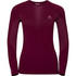 Odlo SUW Top Performance Warm LS Crew Neck Women rumba red/mesa rose