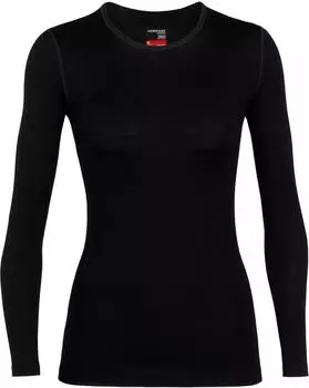 Icebreaker 260 Tech Long Sleeve Crewe Women Black Icebreaker 260 Tech Long Sleeve Crewe Women Black