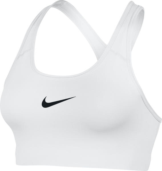 Nike Swoosh Medium-Support Sports Bra white/black