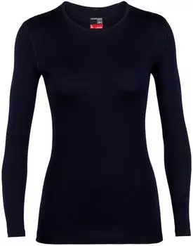 Icebreaker 260 Tech Long Sleeve Crewe Women Midnight Navy