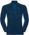 Odlo SUW Top Performance Warm LS Turtle Neck poseidon/blue jewel