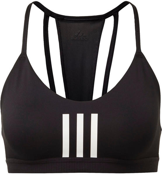 Adidas All Me 3-Stripes Front Sport-Bra black/white