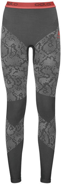 Odlo Pants Blackcomb Evolution Warm (170971) black/concrete grey/hot coral