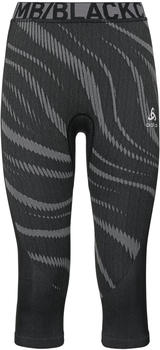 Odlo Women's Blackcomb 3/4 Base Layer Pants black/odlo concrete grey