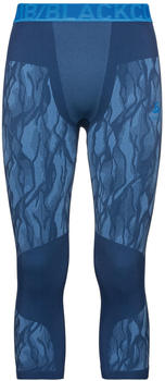 Odlo Men's Blackcomb 3/4 Base Layer Pants estate blue/directoire blue/directoire blue