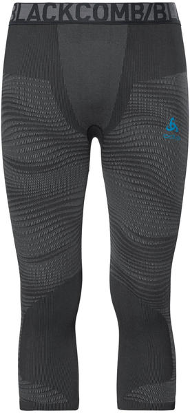 Odlo Men's Blackcomb 3/4 Base Layer Pants black/odlo concrete grey/silver