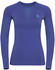 Odlo Women's Performance Warm Long-Sleeve Baselayer Top clematis blue/niagara