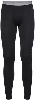 Odlo Men's Natural 100 % Merino Warm Baselayer Pants black