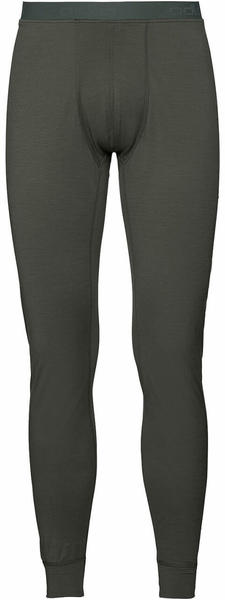 Odlo Men's Natural 100 % Merino Warm Baselayer Pants climbing ivy