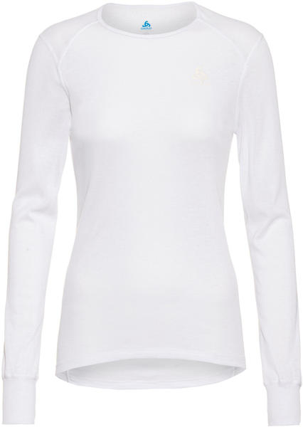 Odlo Women's Active Warm Eco Long-Sleeve Baselayer Top white