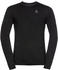 Odlo Men's Natural 100 % Merino Warm Long-Sleeve Baselayer Top black/black