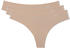 Under Armour PS Thong 3Pack (1325615) nude
