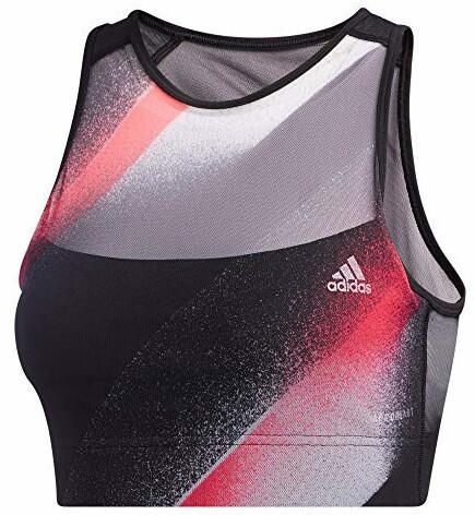 Adidas Unleash Confidence Bra Top black/white/signal pink/coral