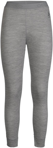 Odlo Women's Natural 100% Merino Warm Baselayer Pants grey melange/grey melange
