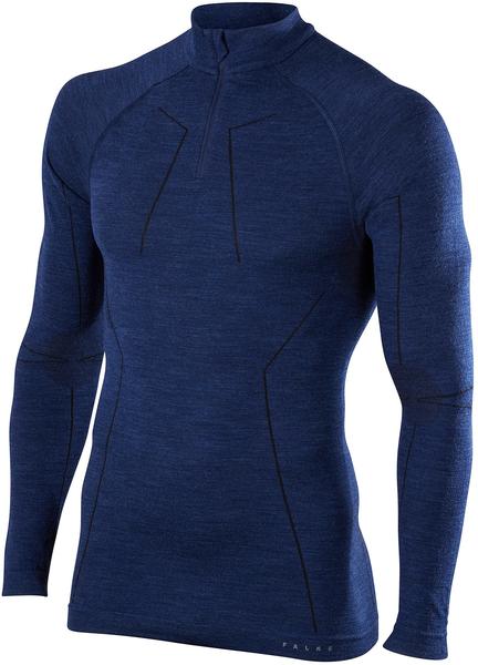 Falke Man Long Sleeved Shirt Wool-Tech dark night (33410-6177)