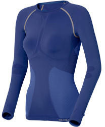 Odlo Shirt l/s Crew Neck Evolution Warm Women (180901) clematis blue