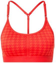 Nike Dri-FIT Indy Icon Clash Light-Support Padded T-Back Sports Bra chile red/university red/white
