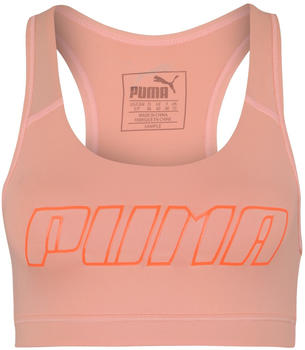 Puma 4Keeps Mid Impact Sport Bra peach bud