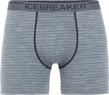 Icebreaker Anatomica Boxers (103029) gritstone heather/black stripe
