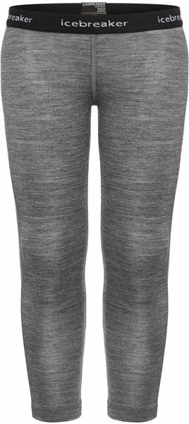 Icebreaker Merino 200 OASIS Leggings Kids Gritstone Heather