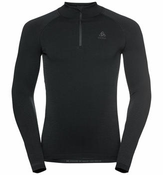 Odlo Men T-Shirt 1/2 Turtle Neck Performance Warm Eco black/graphite grey