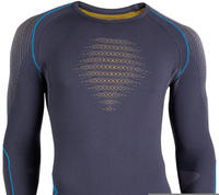 Uyn U100006, UYN Evolutyon langarm Funktionsshirt Herren charcoal/gold/atlantic...