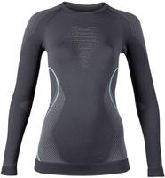 Uyn U100009, UYN Evolutyon langarm Funktionshirt Damen charcoal/anthrazit/aqua...