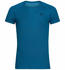 Odlo Men's Active F-Dry Light Eco Base Layer T-Shirt mykonos blue