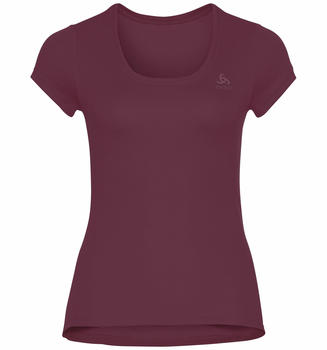 Odlo Women's Active F-Dry Light Eco Base Layer T-Shirt winetasting