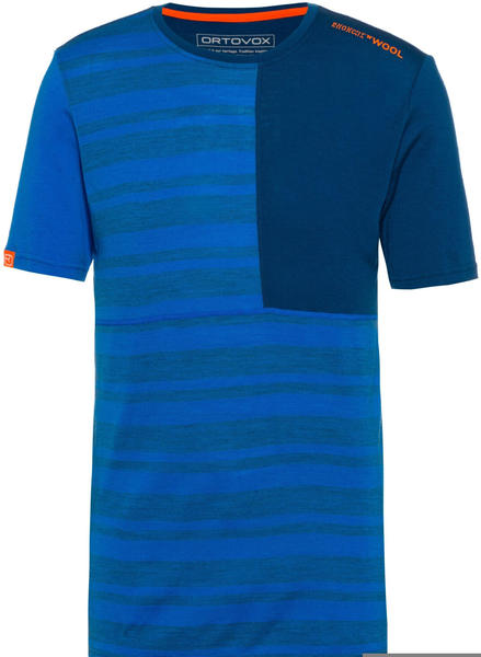 Ortovox 185 Rock'N'Wool Short Sleeve M (84112) just blue