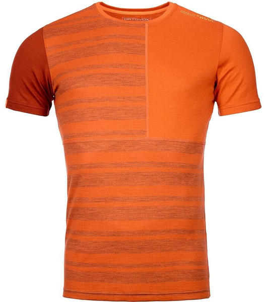 Ortovox 185 Rock'N'Wool Short Sleeve M (84112) desert orange