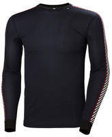 Helly Hansen Men's HH Lifa Stripe Long-sleeve Crew Base Layer navy (597) S