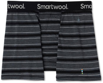 Smartwool Men's Merino 150 Boxer Brief black stripe