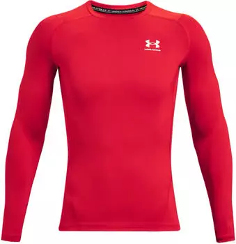 Under Armour Men's HeatGear Armour Long Sleeve red