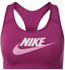 Nike Dri-FIT Swoosh Medium-Support Non-Padded Graphic Sports Bra sangria/plum fog/light bordeaux