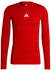 Adidas TechFit Compression Long Sleeve Tee team power red