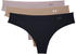Under Armour PS Thong 3Pack (1325615) black/beige