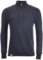 Woolpower/Ullfrott&eacute; Unterhemd Zip Turtleneck 400 g/qm Unisex Dark Navy XL