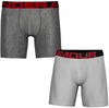 Under Armour 1363619-011, Boxershorts Under Armour UA Tech 6in 2 Pack M Grau male