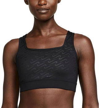 Nike Dri-FIT Swoosh Icon Clash Medium-Support 1-Piece Pad Printed Sports Bra black/sail